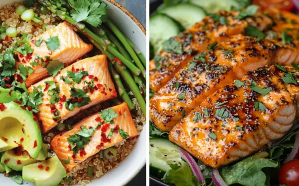 🥗 Grilled Salmon & Quinoa Power Bowl 🐟🌿