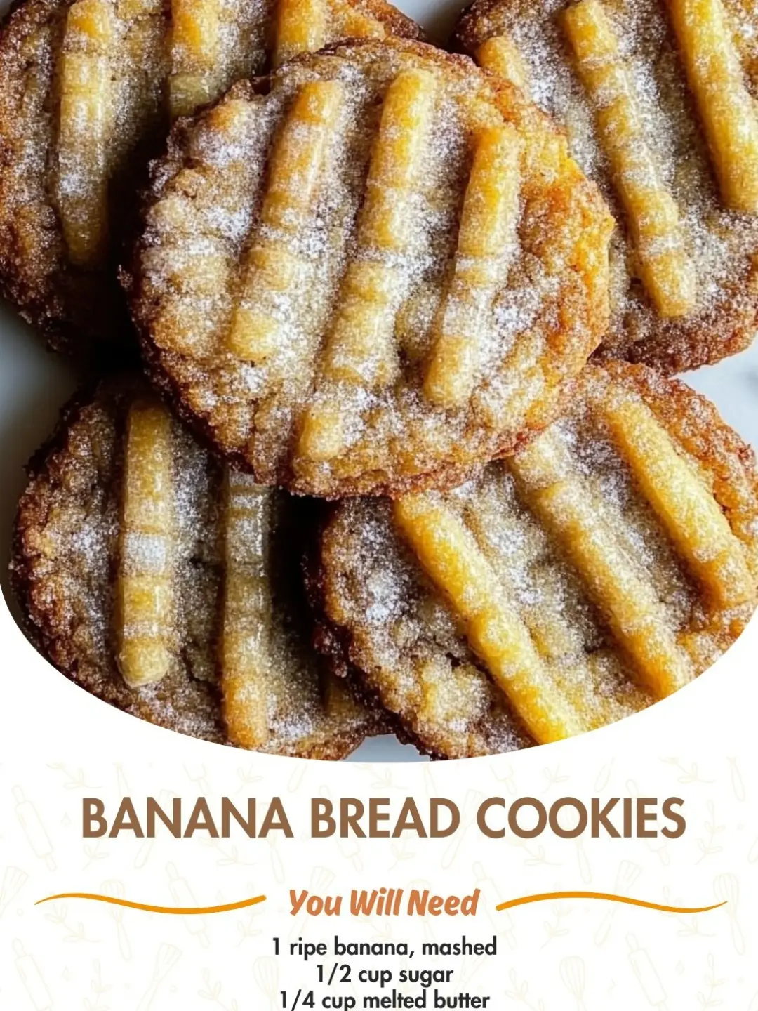 Banana Bread Cookies 🍌🍪✨