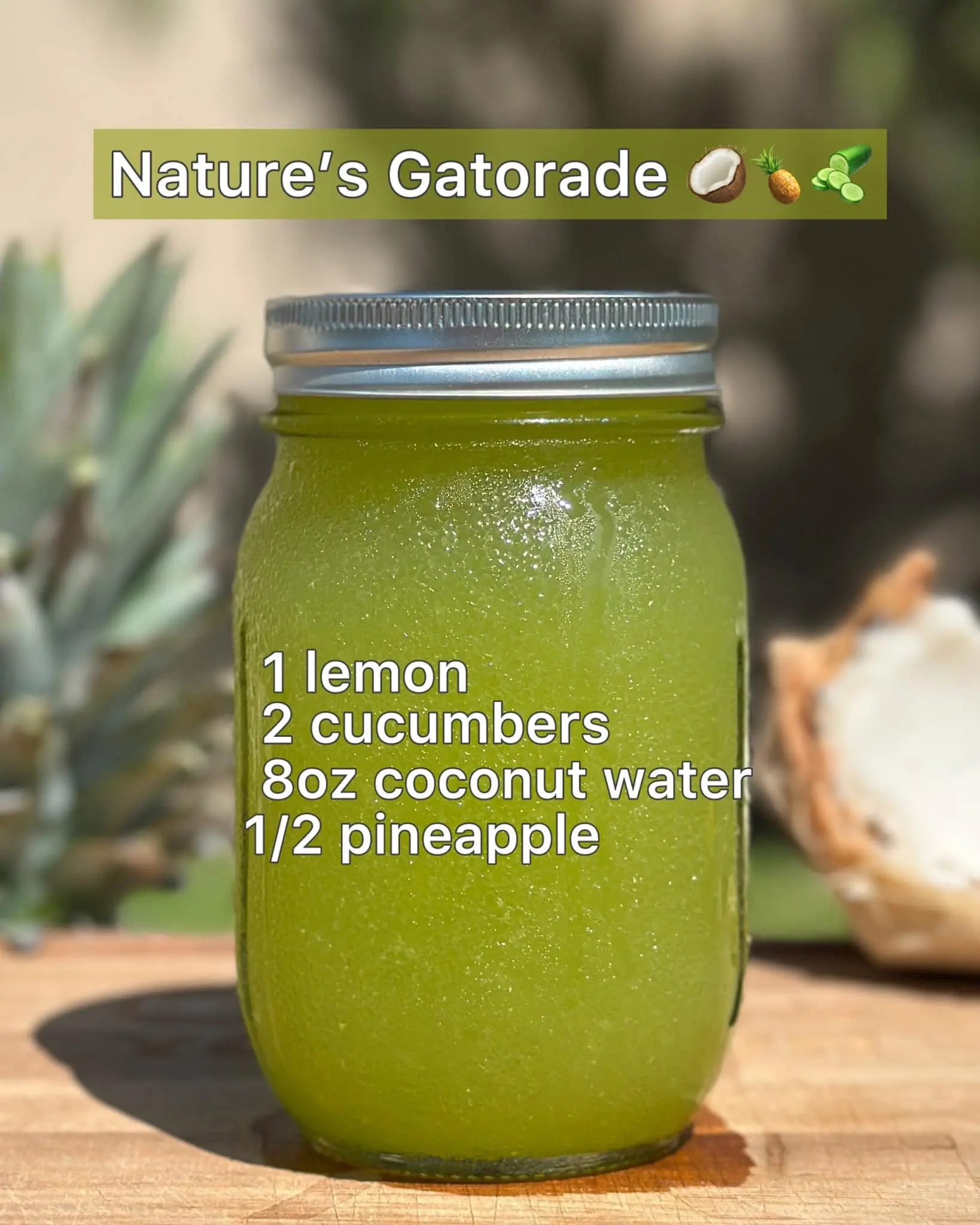 Nature’s Gatorade – The Ultimate Hydration Drink 🌿🥥🍍