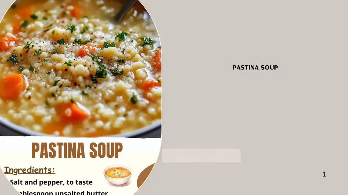 Pastina Soup 🍲✨