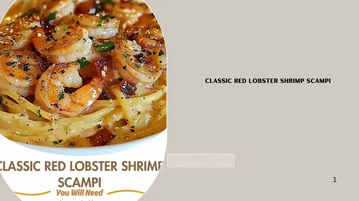 Classic Red Lobster Shrimp Scampi 🍤✨