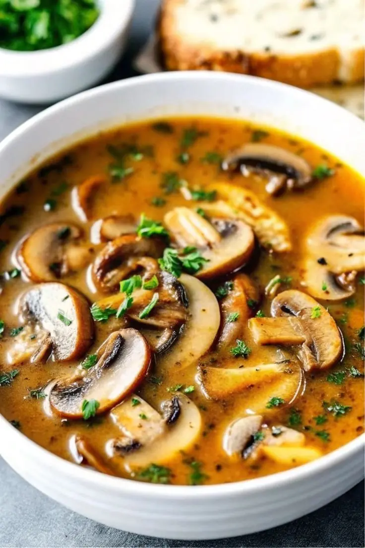 Rotisserie Chicken Mushroom Soup: A Creamy, Comforting Delight! 🍗🍄