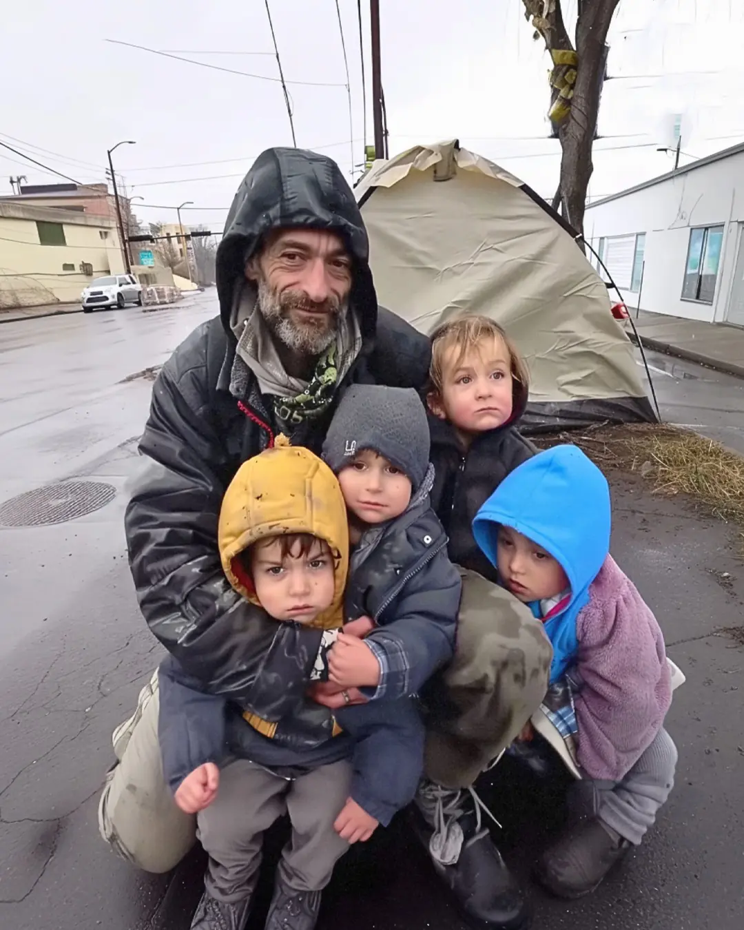 Dad of 4 Living in Tent Gives Last $2 to Stranger at Gas Station, Wakes up Owning a Big Company — Story of the Day