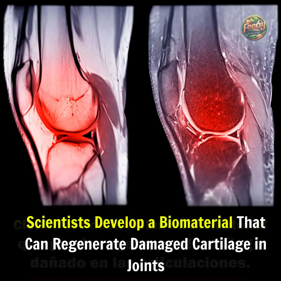 Scientists Develop a Biomaterial That Can Regenerate Damaged Cartilage in Joints