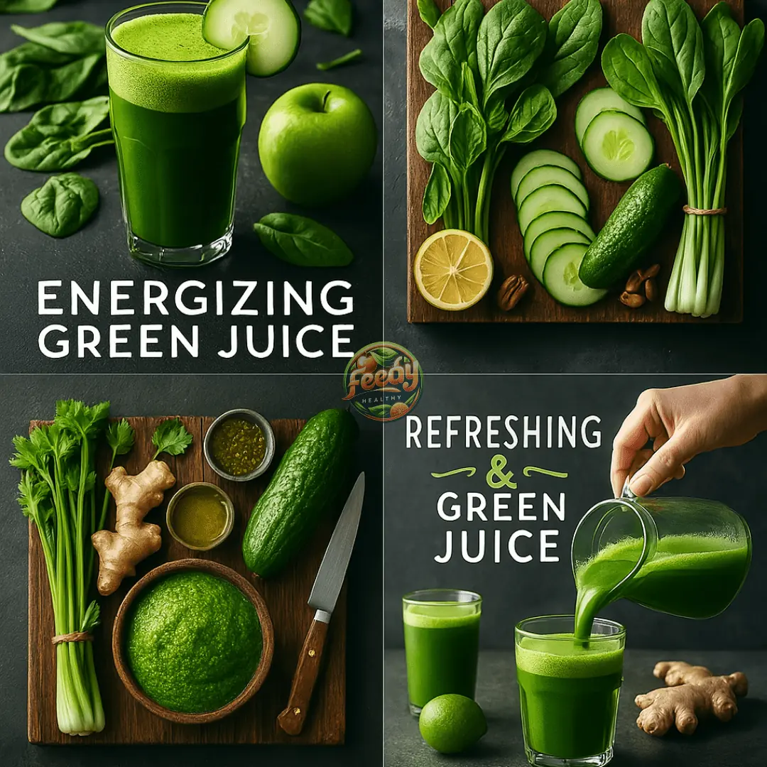ENERGIZING GREEN JUICE ๐ง