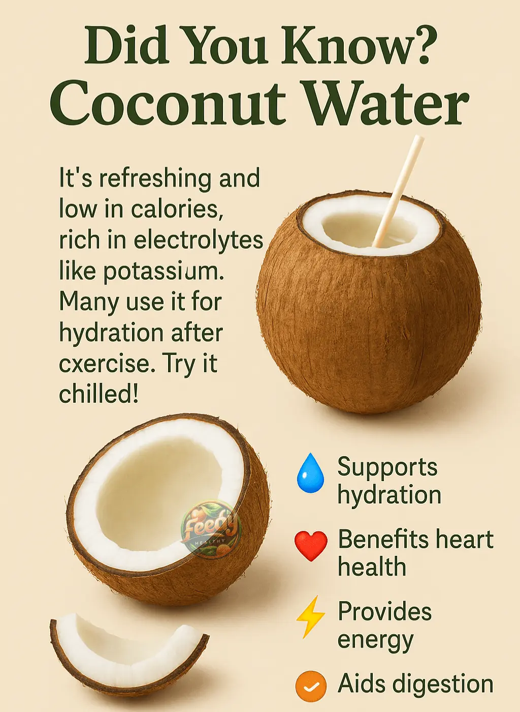 COCONUT WATER – The Tropical Drink That Has It All 🌴💧