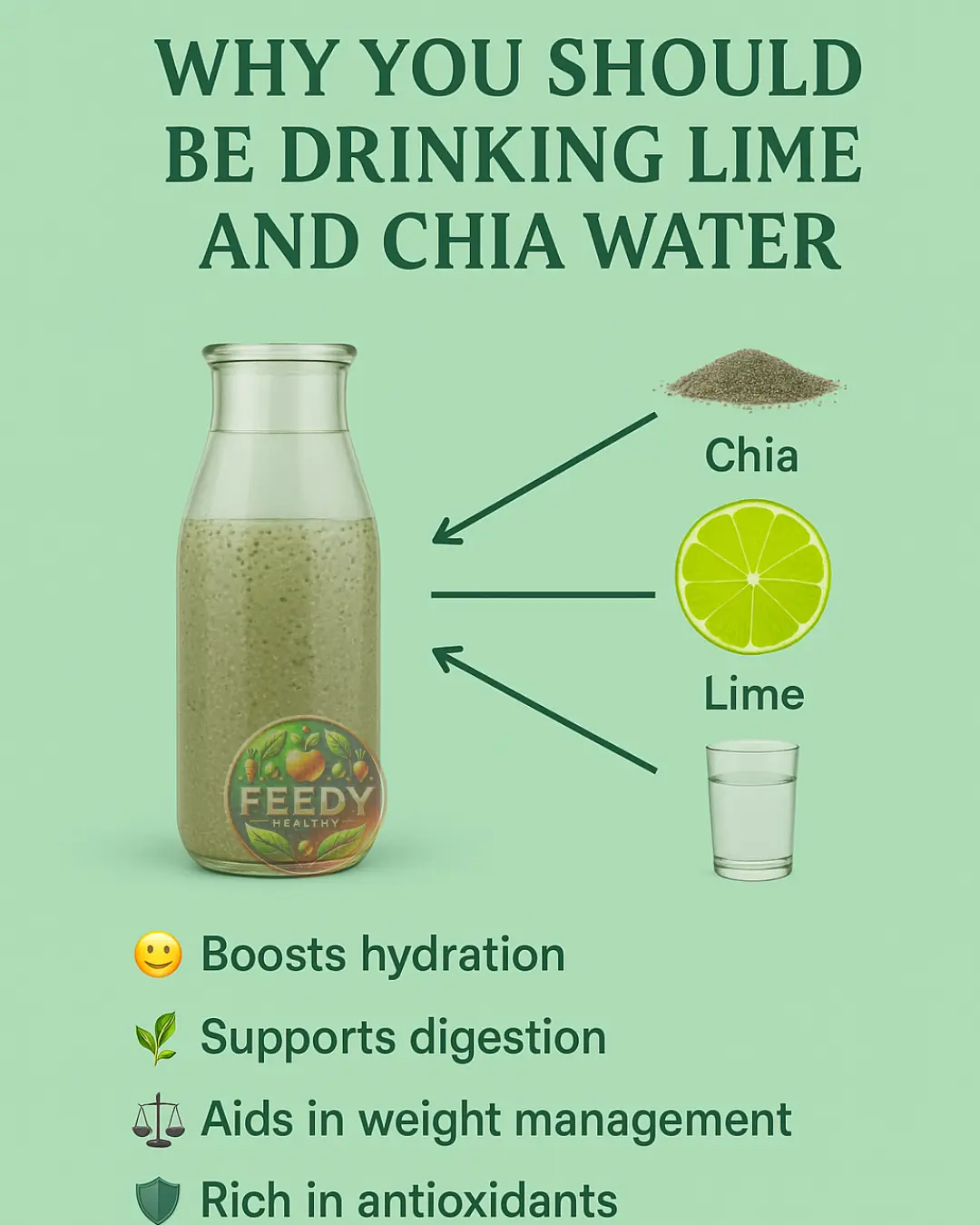 Why You Should Be Drinking Lime and Chia Water