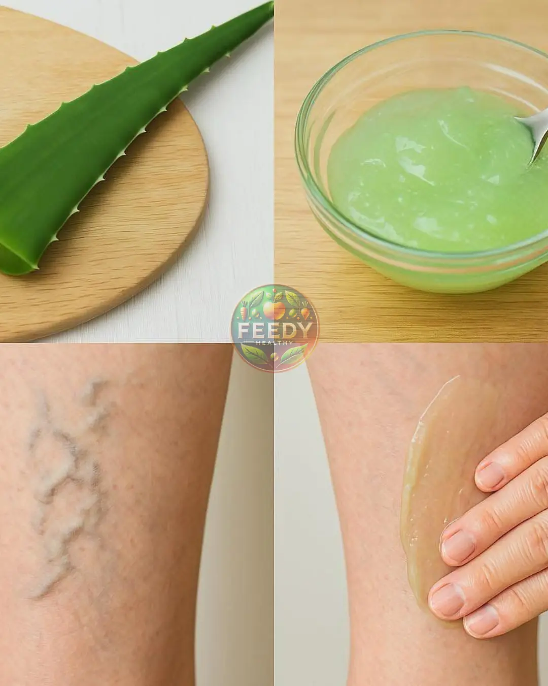 Say Goodbye to Varicose Veins and Heavy Legs with Just This: Pure Aloe Vera Leaf – 100% Effective 🌿