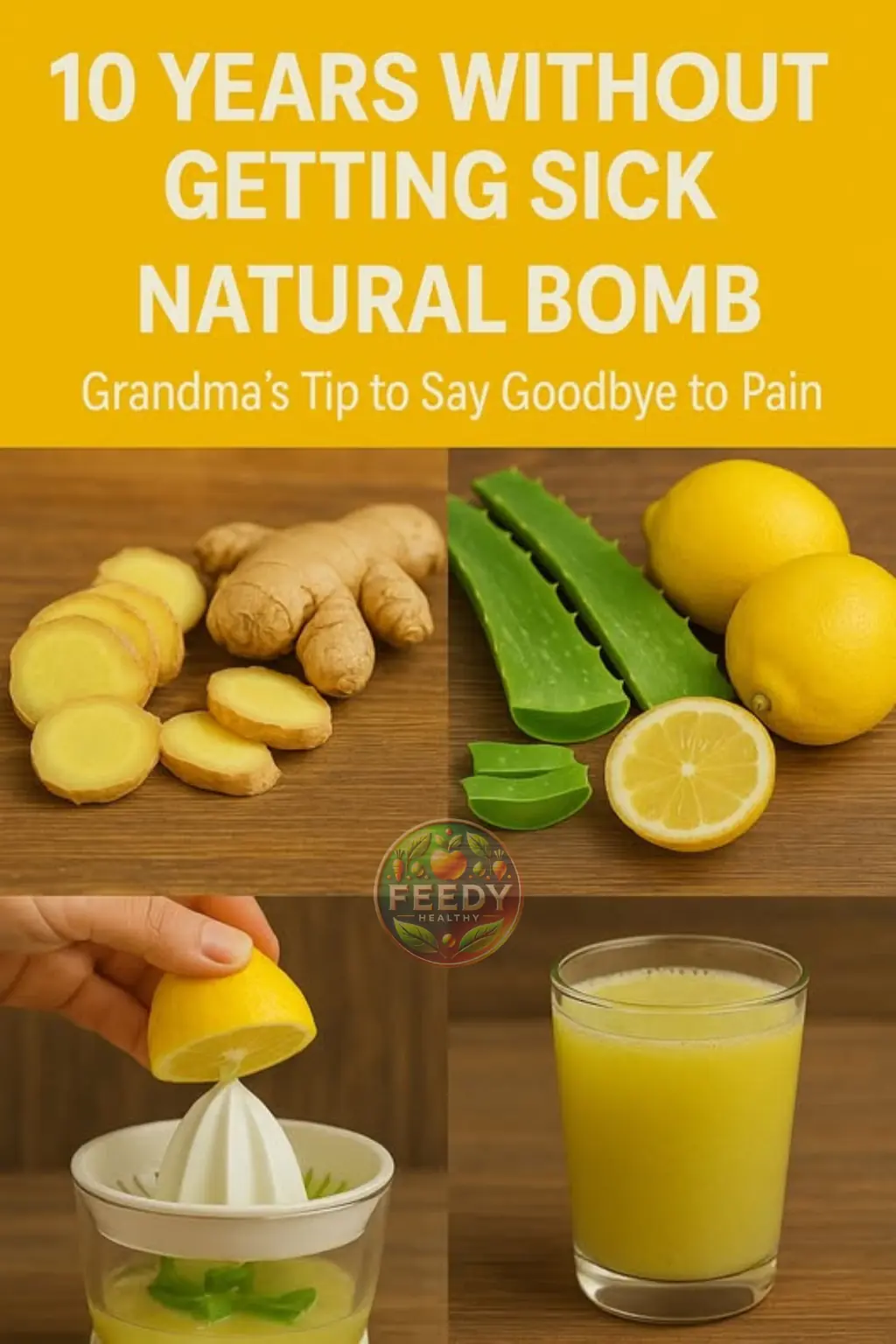Boost Your Immune System and Say Goodbye to Pain with Aloe Vera and Ginger
