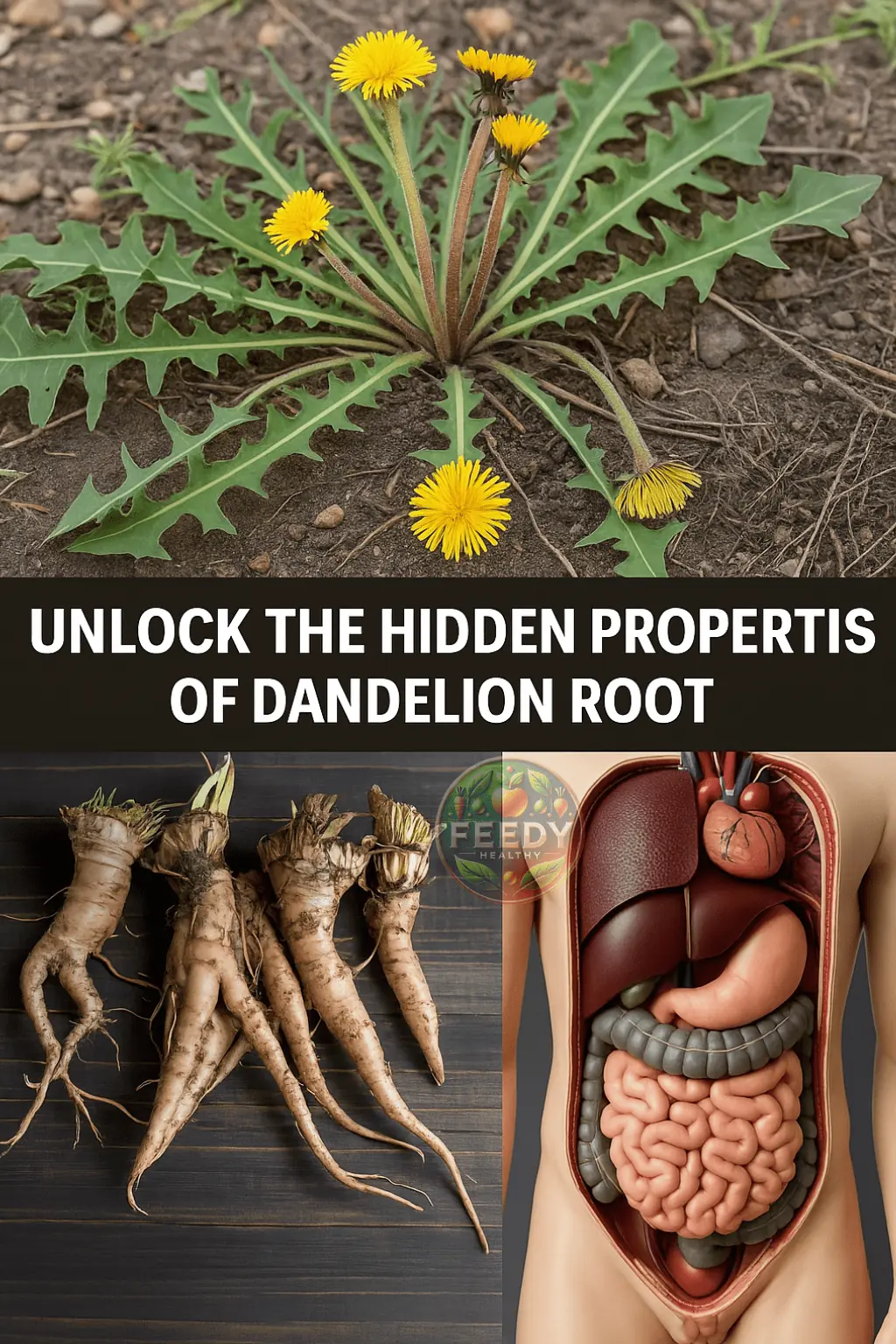 UNLOCK THE HIDDEN PROPERTIES OF DANDELION ROOT