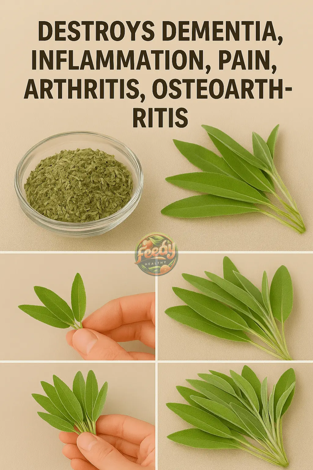 Sage: A Natural Remedy for Brain Health, Inflammation, and Joint Pain