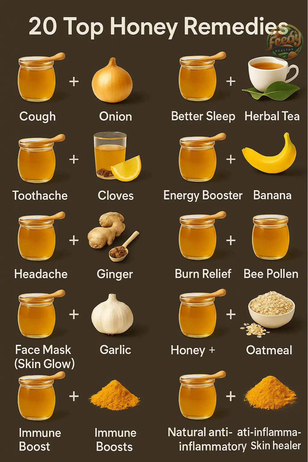 20 top honey remedies