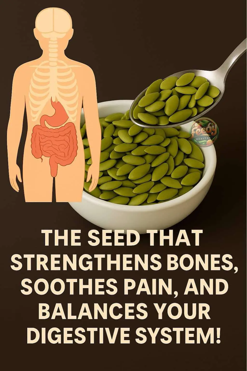 THE SEED THAT MAKES BONES STRONG, HEALS ALL PAIN, AND REGULATES THE INTESTINES!