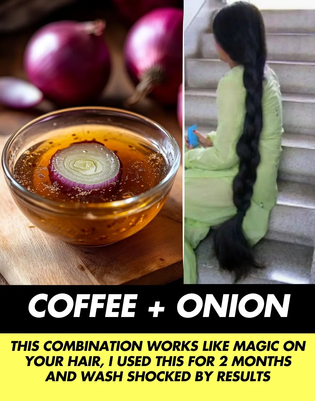 Add Onion and Coffee to Your Hair—The Results Might Shock You