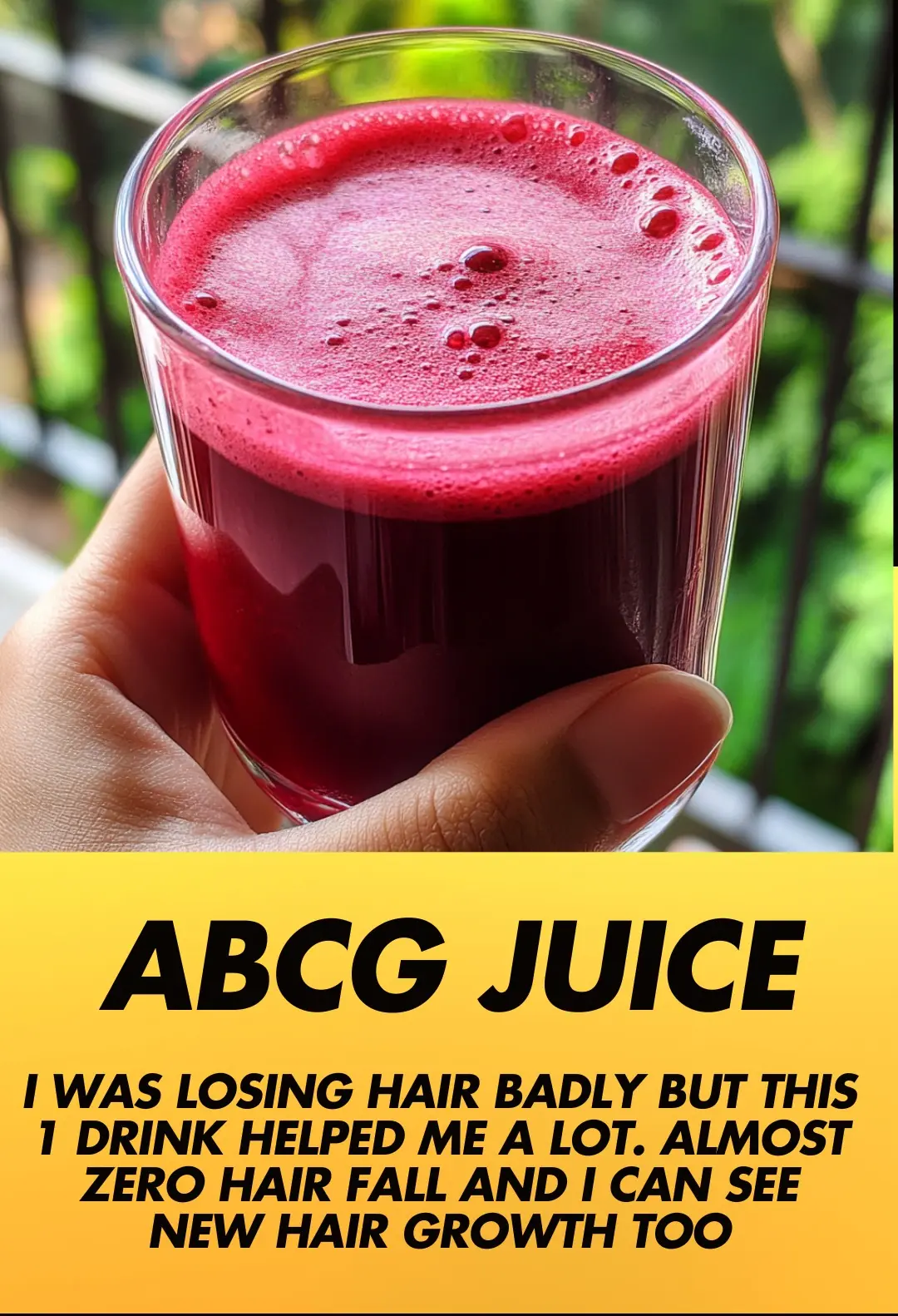 ABCG Juice For Fast Hair Growth