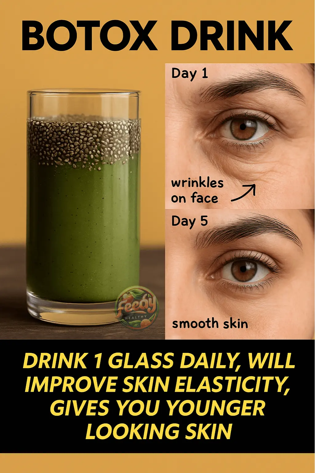 Anti aging drink for youthful skin
