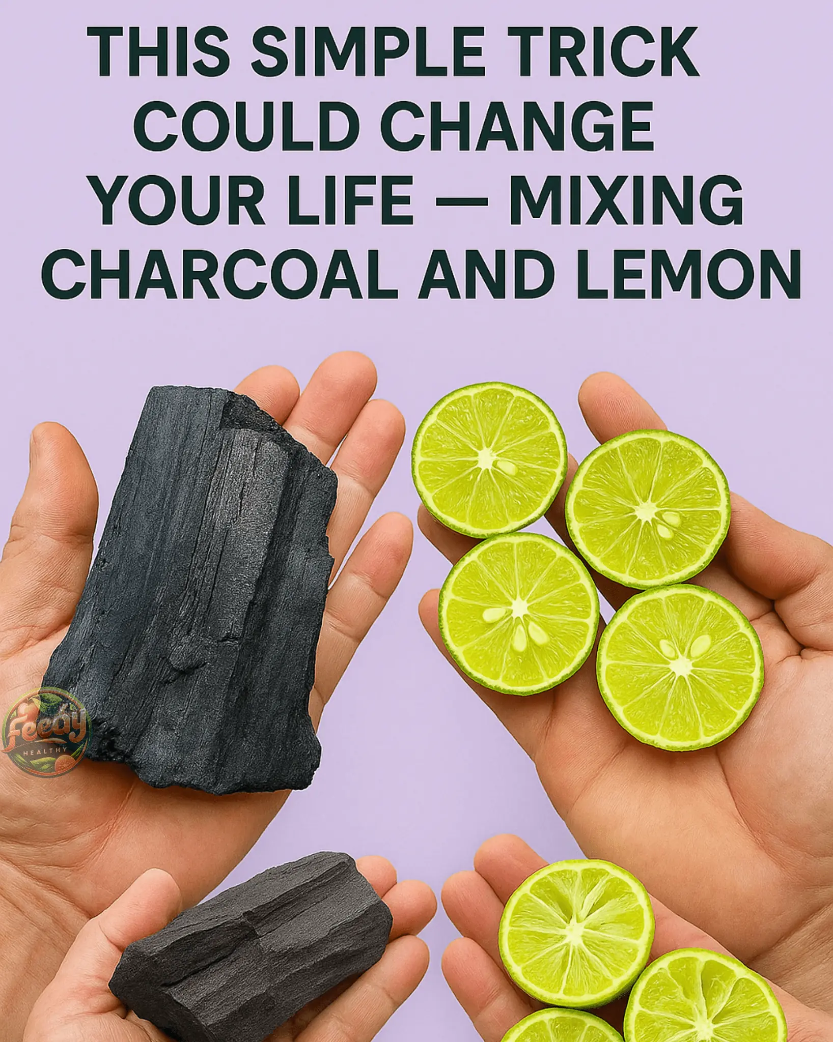 THIS SIMPLE TRICK COULD CHANGE YOUR LIFE — MIXING CHARCOAL AND LEMON