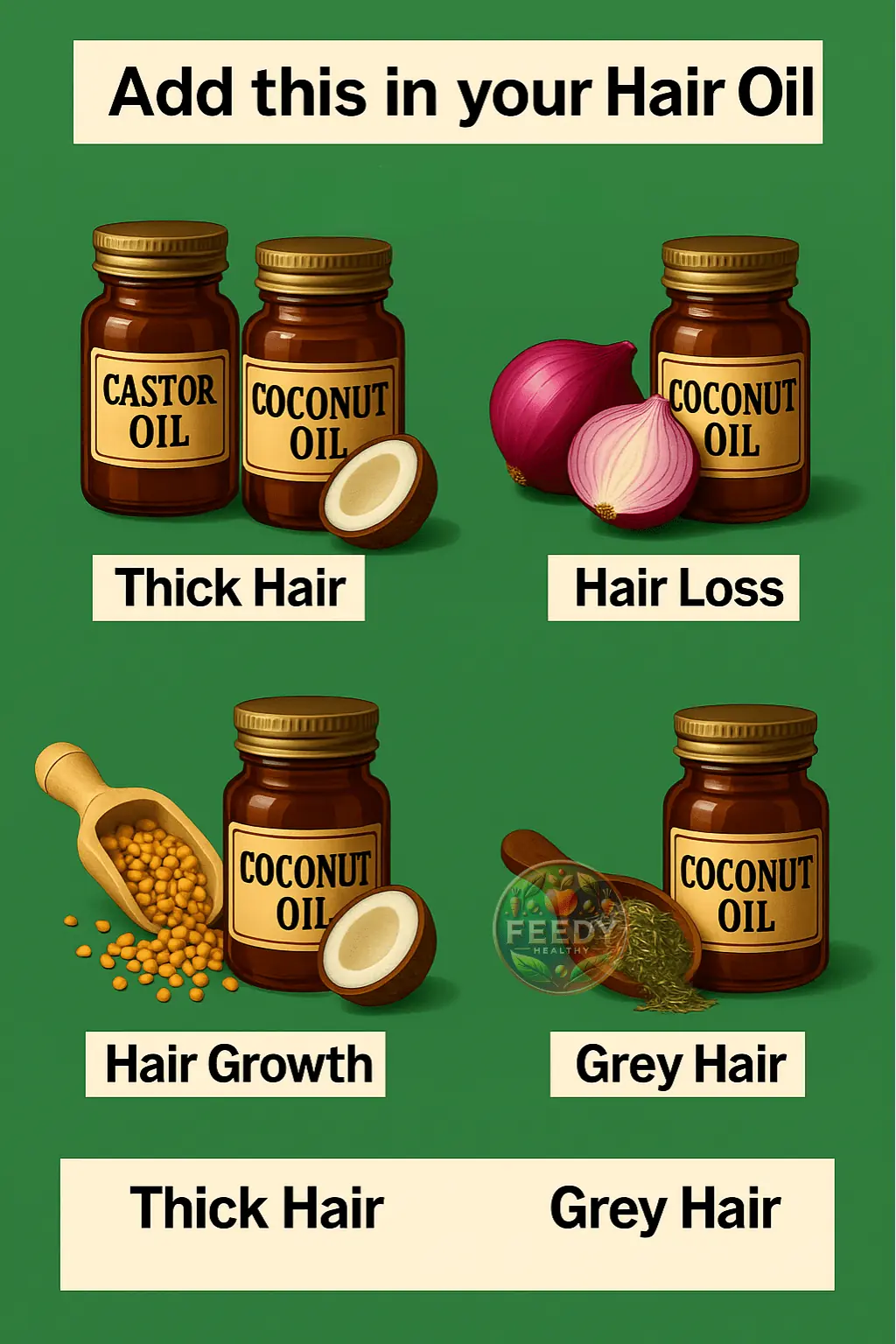 Coconut Oil for Hair Growth – Add this in your Hair Oil
