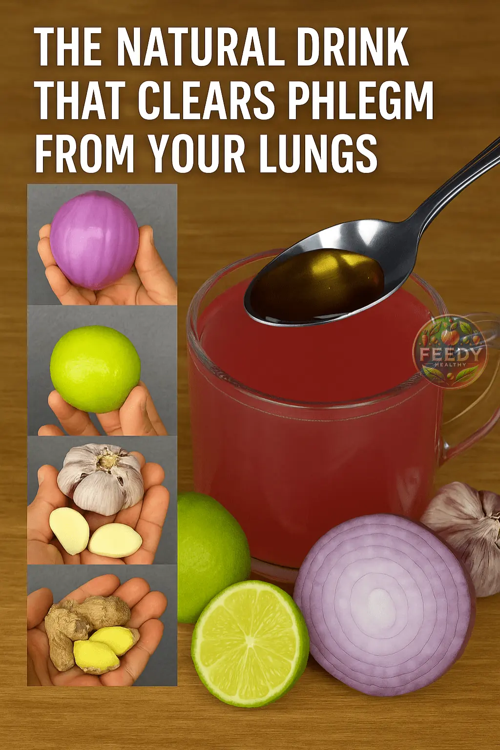 The Natural Drink That Clears Phlegm from Your Lungs, Soothes Dry Cough, Sinusitis, Bronchitis, and Sore Throat