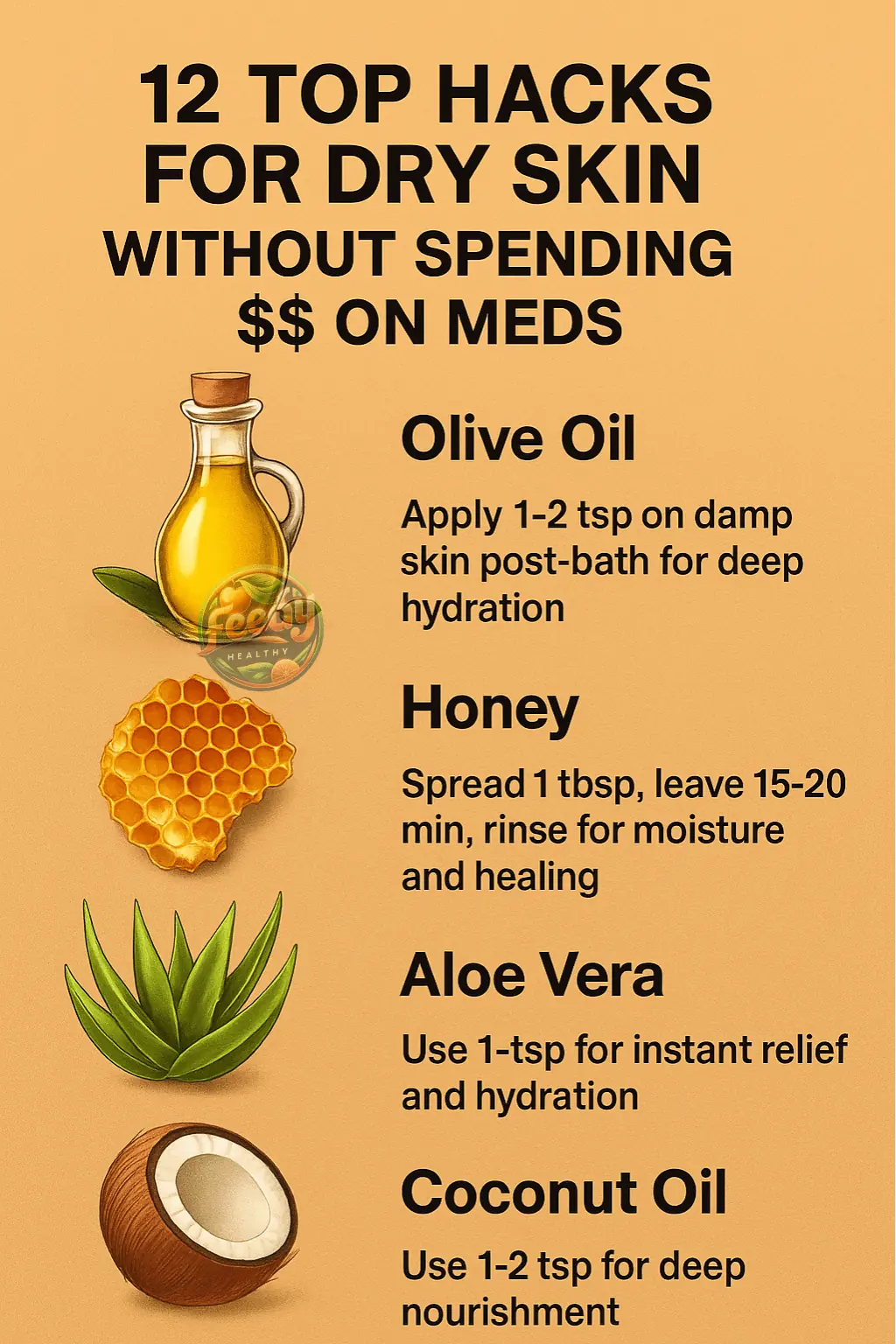12 top hacks for dry skin without spending $$ on meds