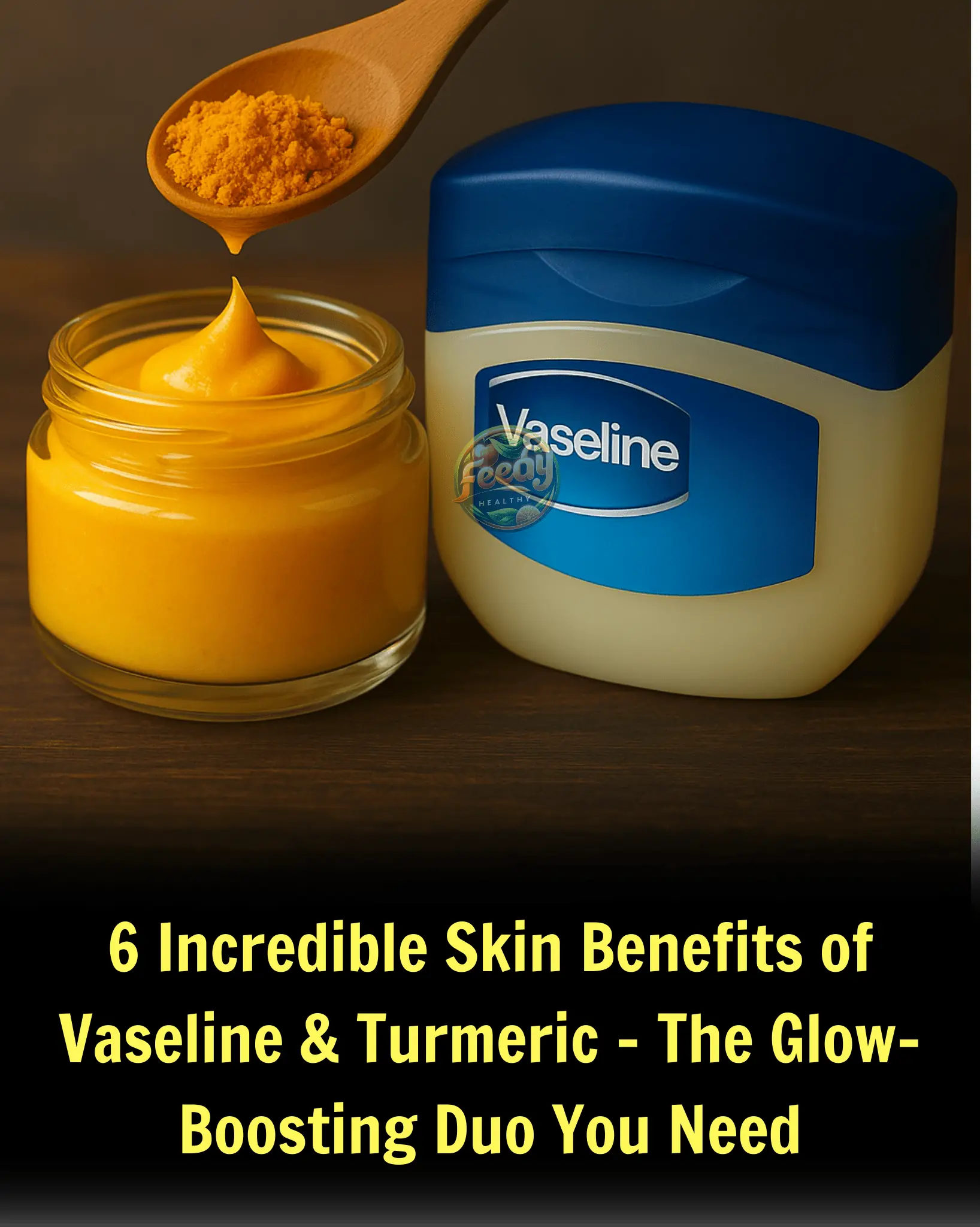 6 Amazing Benefits Of Vaseline & Turmeric For Your Skin