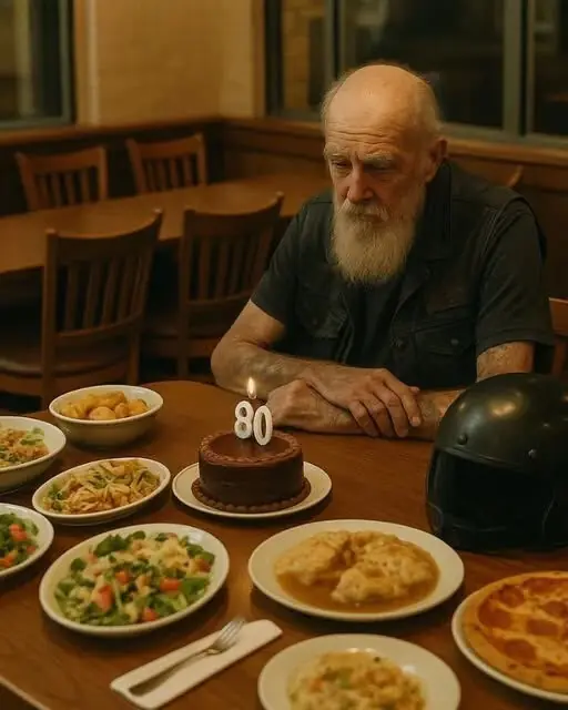 Not a single family member showed for my Biker Grandpa’s 80th birthday