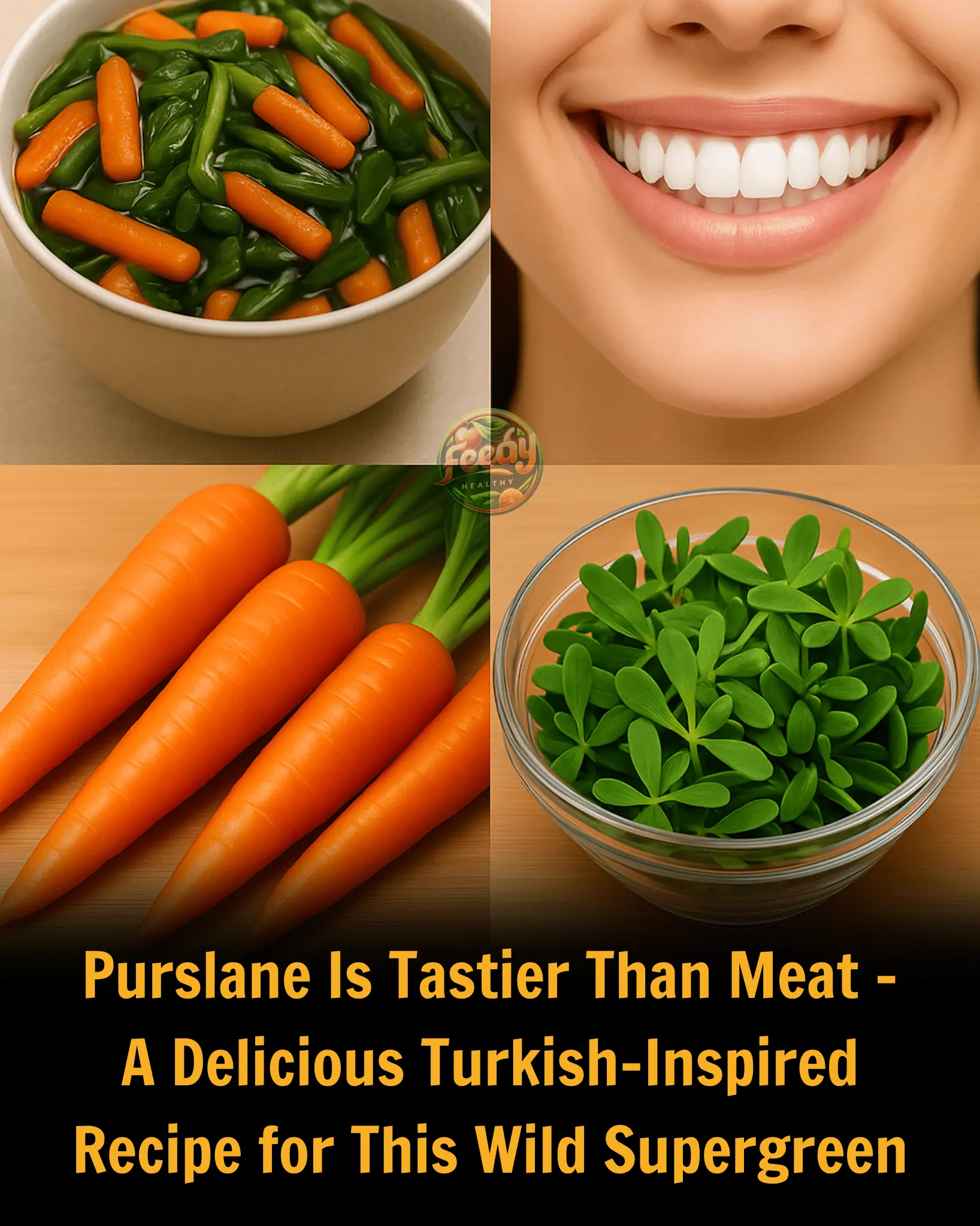 Purslane is tastier than meat! Neighbors from Turkey taught me how to cook weed.