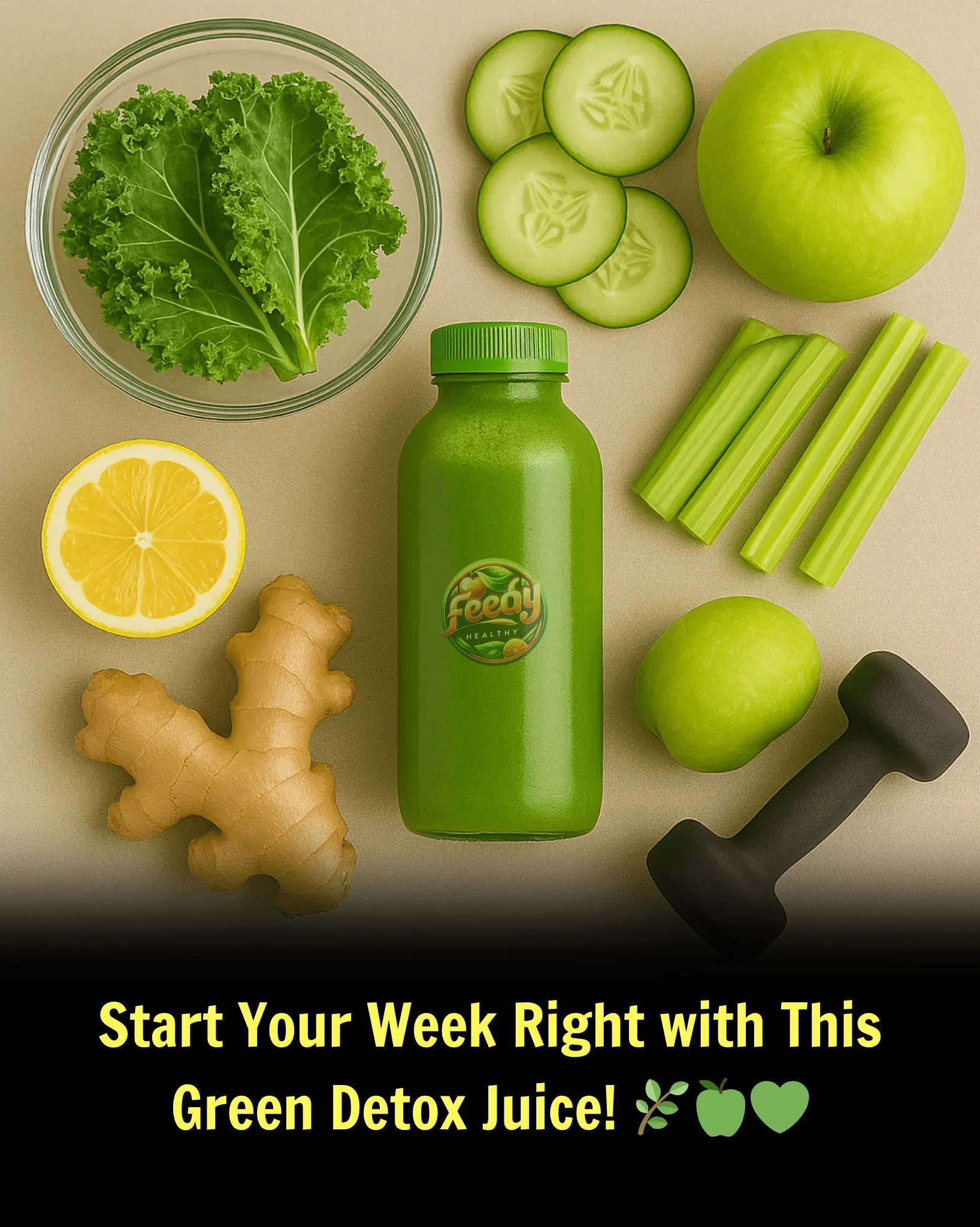 Start Your Week Right with This Green Detox Juice! 🌿