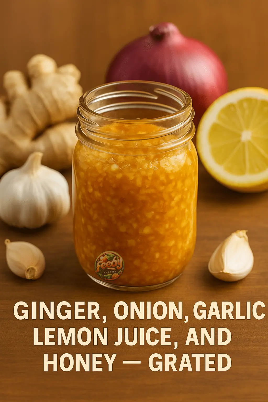Ginger, Onion, Garlic, Lemon Juice, and Honey — Grated! You Won’t Believe What This Remedy Can Do