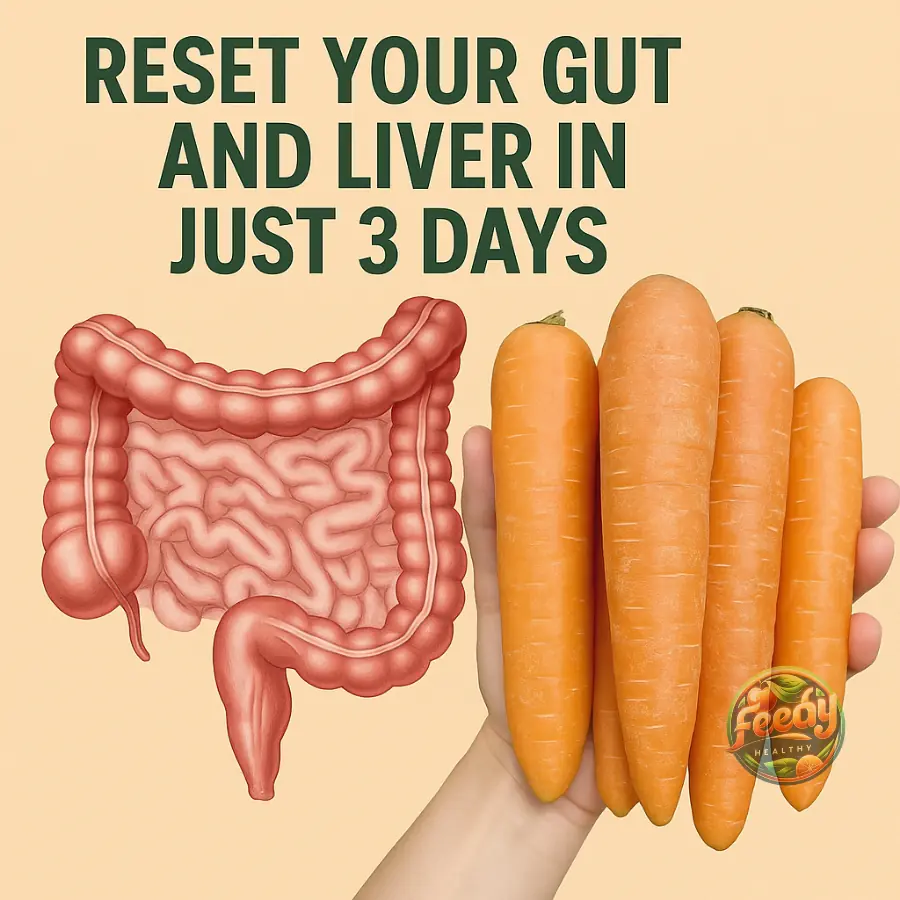 Intestines and Liver Like New in Just 3 Days!The Carrot Cleanse That Gently Flushes It All Out