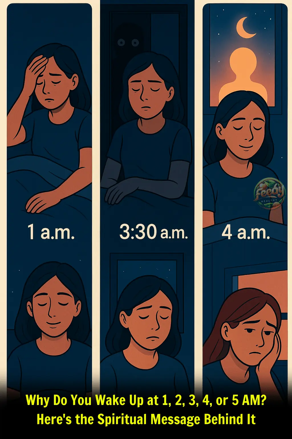 Why Do You Wake Up at 1, 2, 3, 4, or 5 AM? Here's the Spiritual Message Behind It