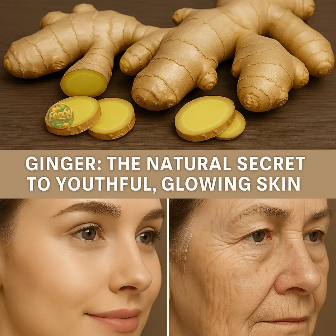 Ginger: A Natural Secret for Youthful Skin! 🌿✨