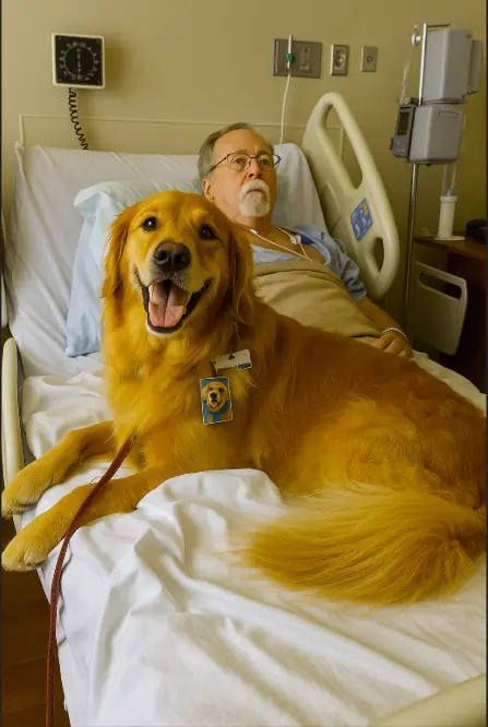 THE THERAPY DOG JUMPED ON HIS BED—AND THAT’S WHEN HE FINALLY SPOKE