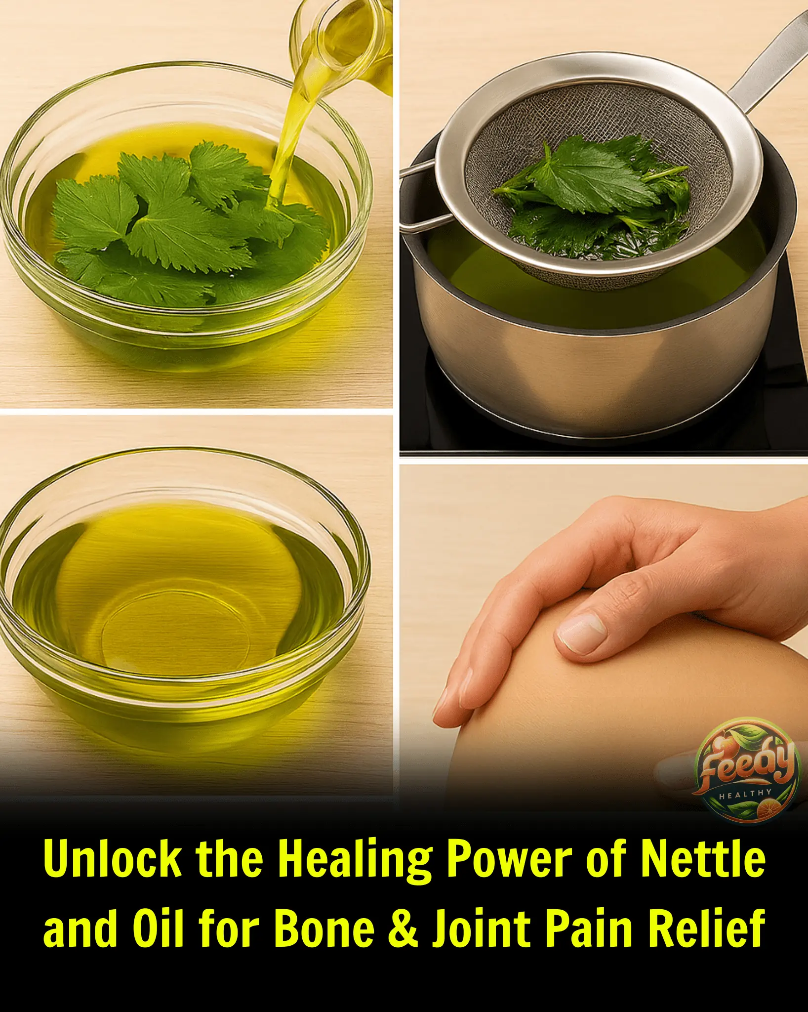 Discover the Power of Nettle and Oil for Bone and Joint Pain Relief