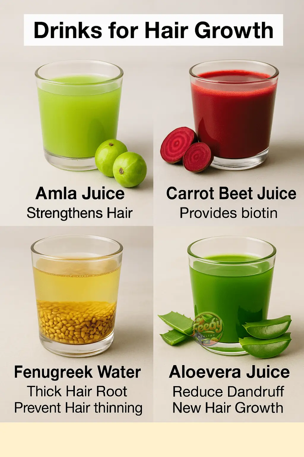 Hair Growth Juice โ Amla Juice & Curry Leaves for Hair