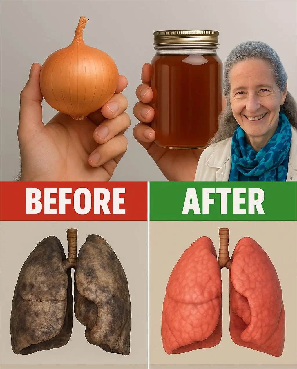 Breathe Easy Again: A Natural Way to Soothe Your Lungs with Onion and Hone