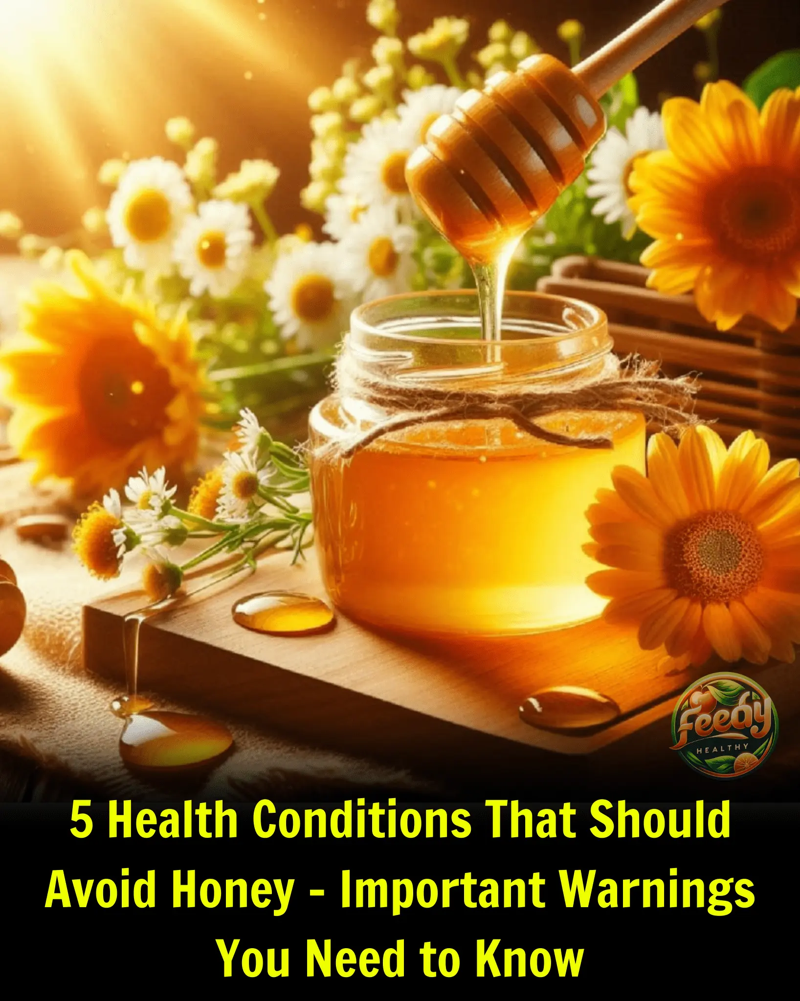 5 Health Conditions That Should Avoid Honey โ Important Warnings You Need to Know