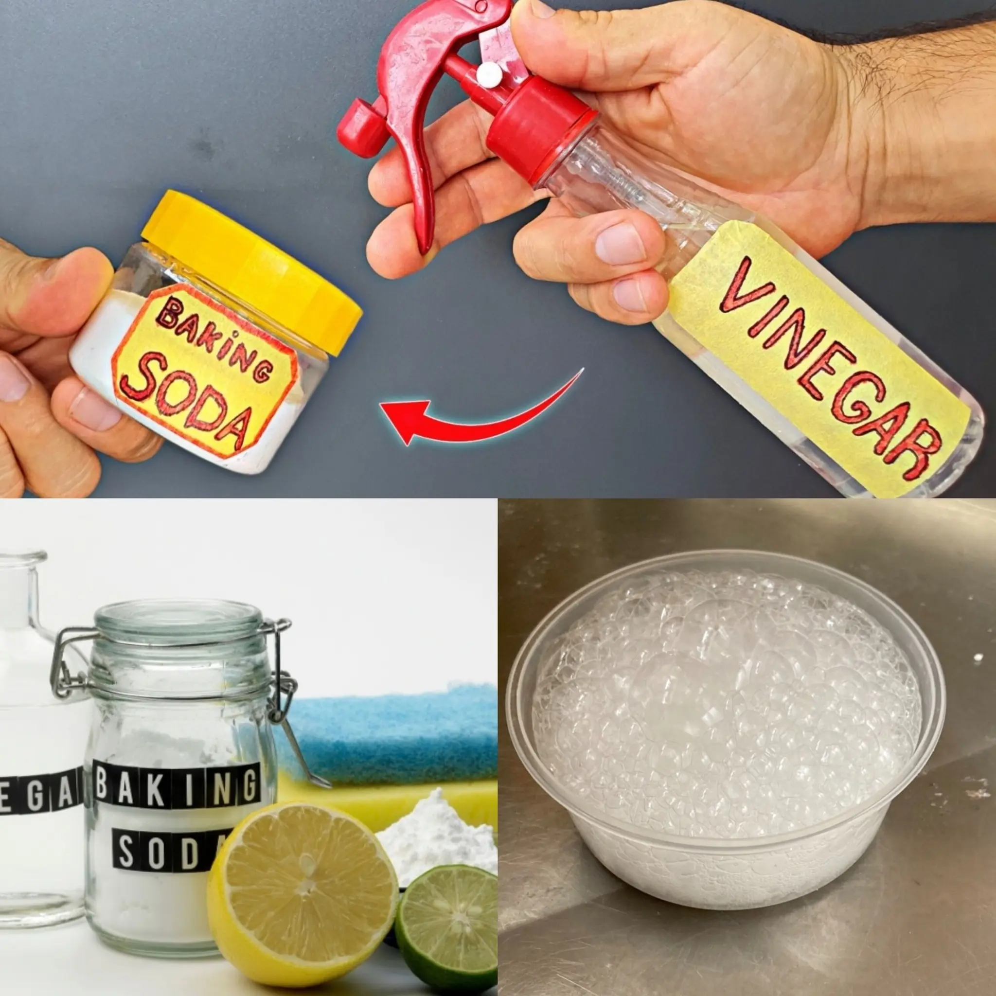 Mix Baking Soda & Vinegar – What Happens Will Blow Your Mind! 🤯🔥