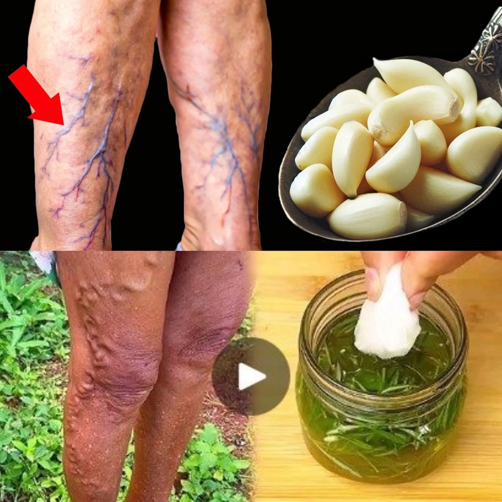 Unbelievable! ? Destroy Varicose Veins and Inflammation Naturally with Garlic