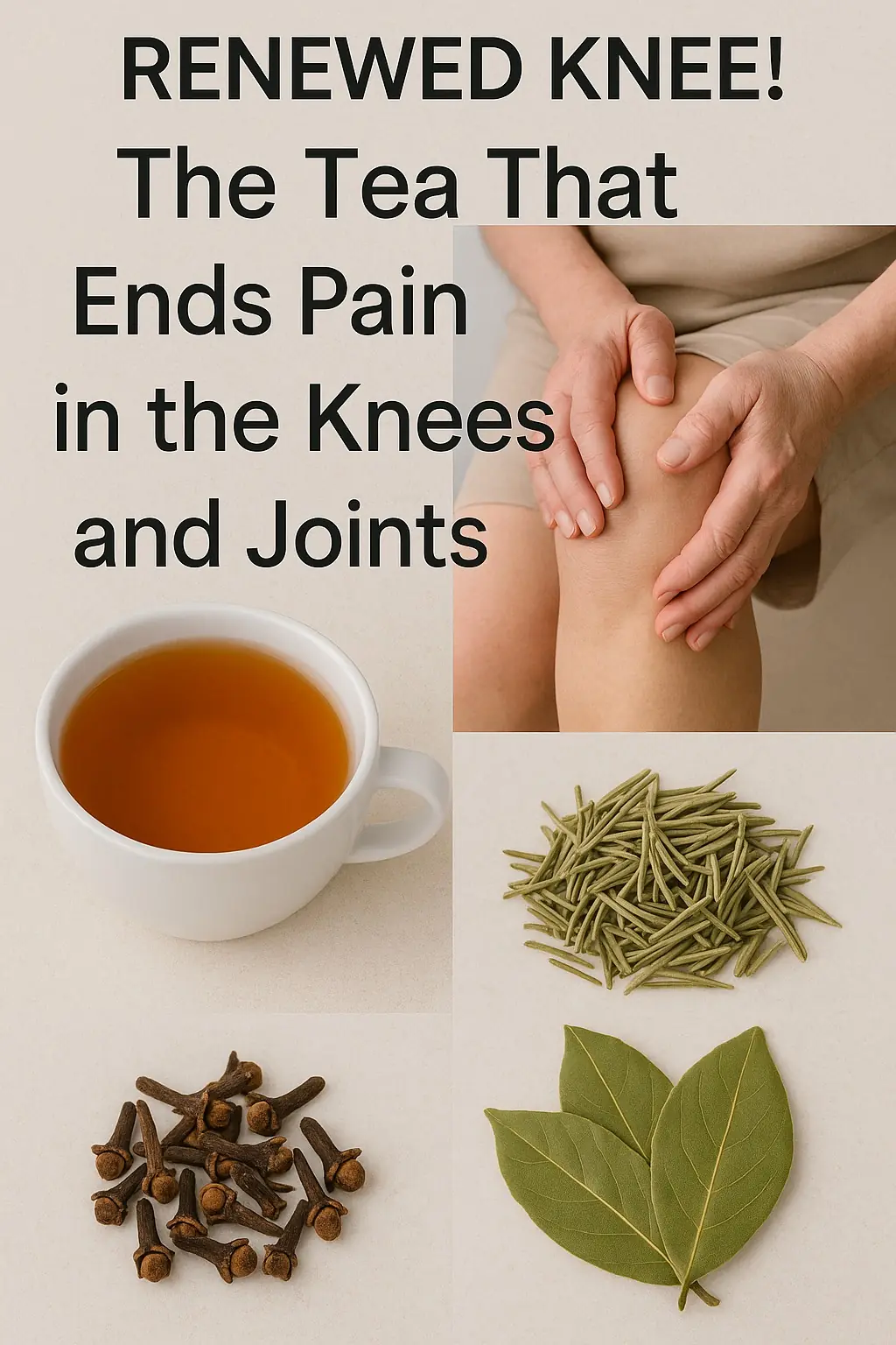 Soothe Joint Discomfort with a Cup of Renewed Knee Tea!