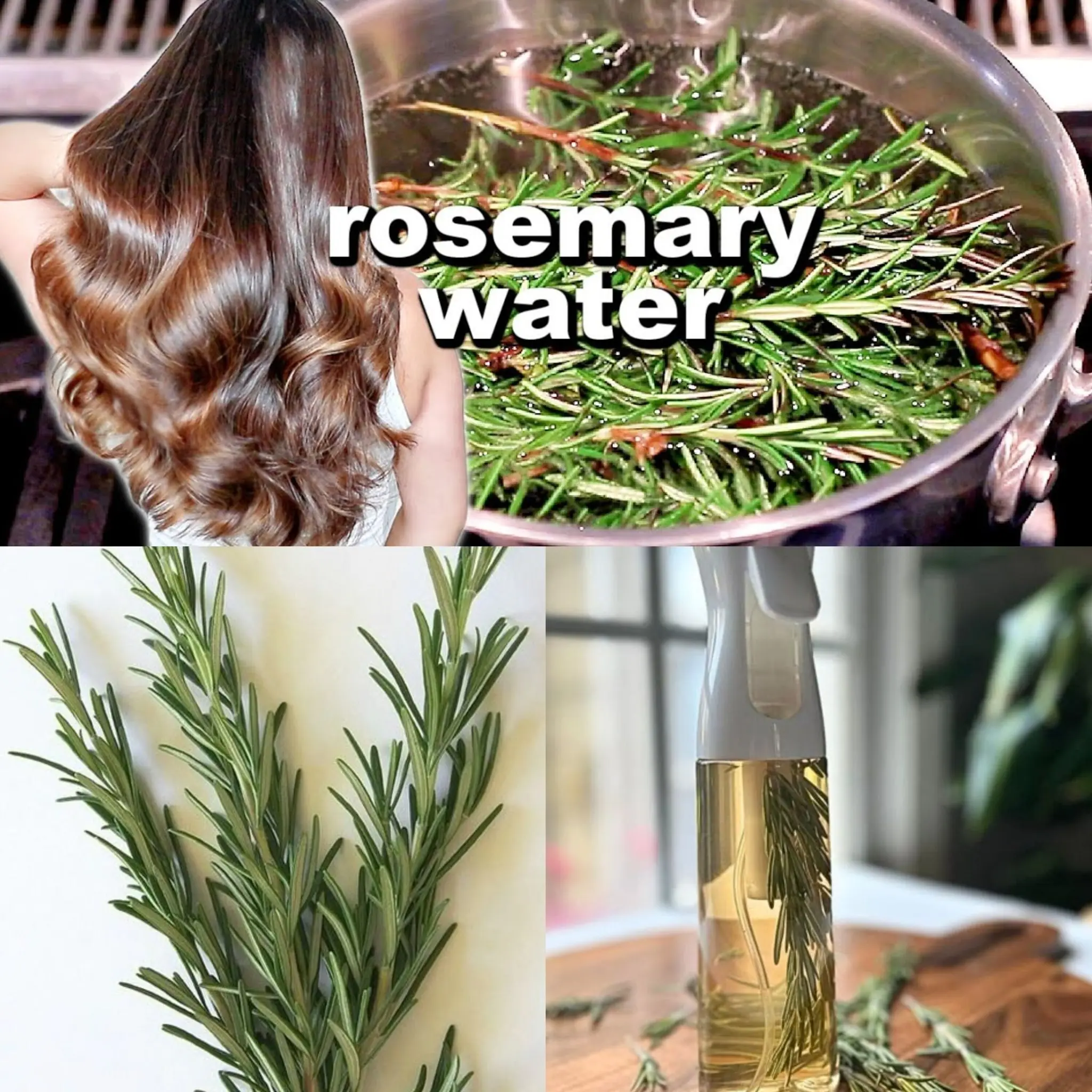 ROSEMARY WATER FOR HAIR GROWTH | DIY Rosemary Water Recipe & How To Use It