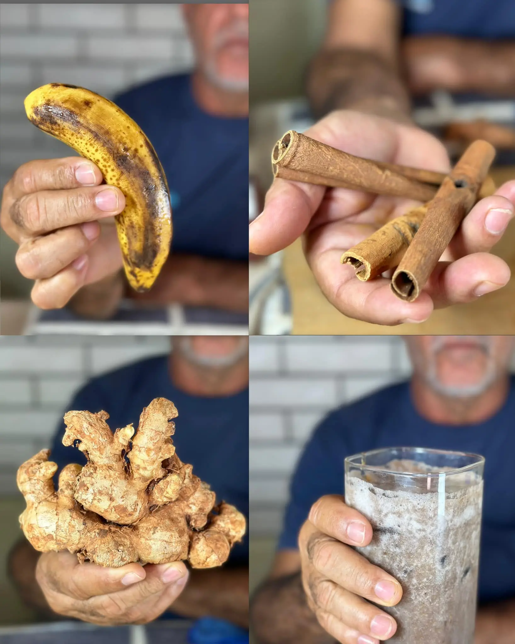 Powerful natural mixture of banana with ginger 💥