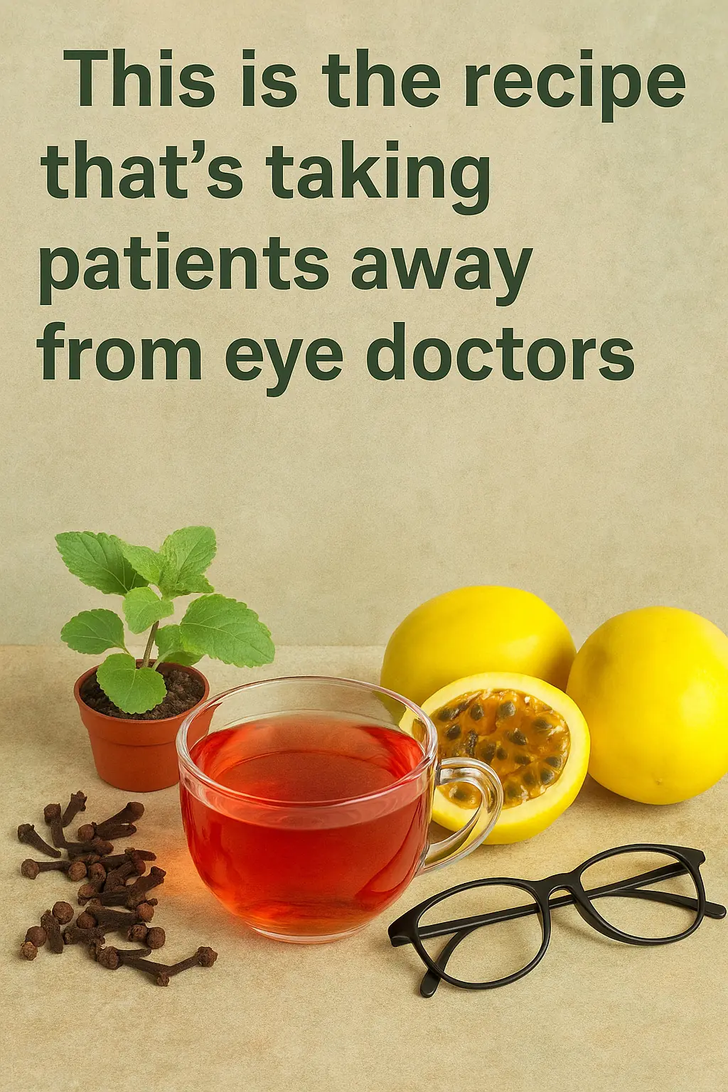 Natural Remedy to Restore Vision in Just 7 Days