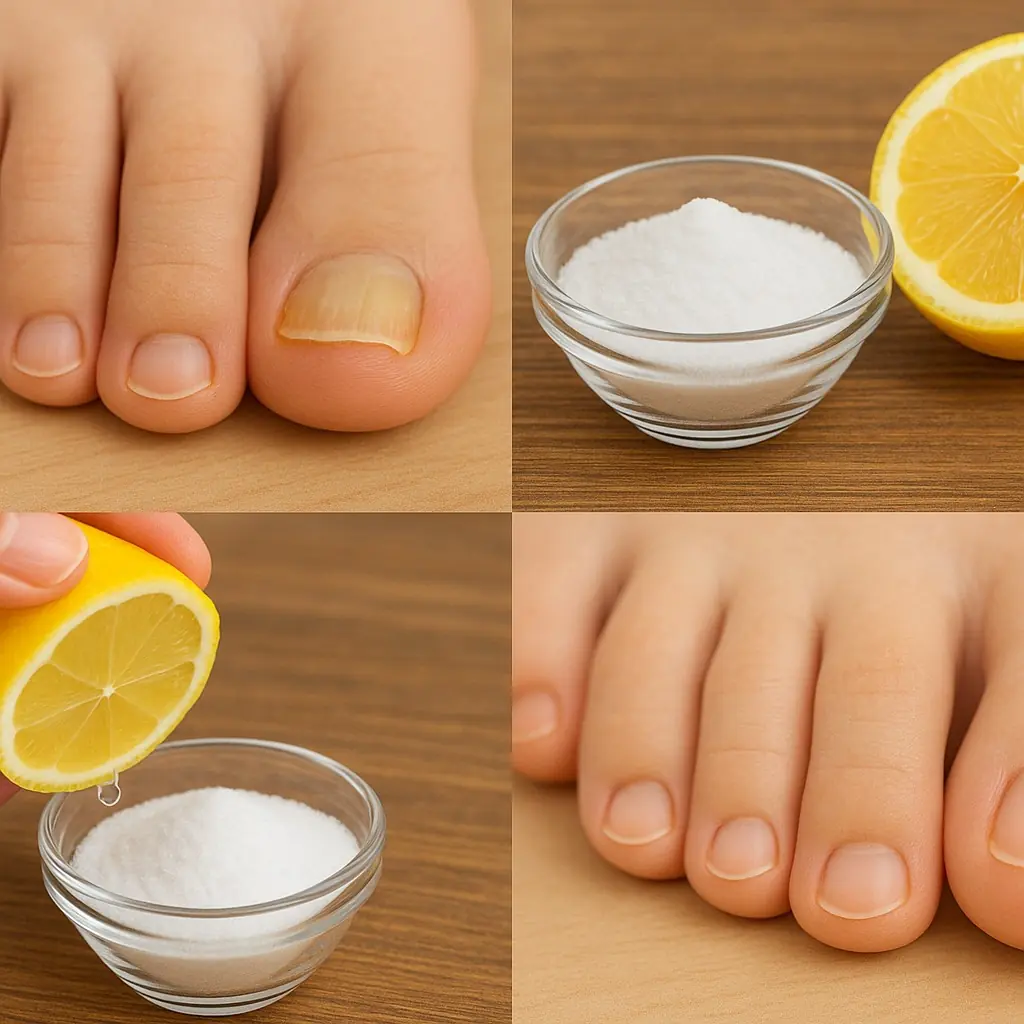 Natural Treatment for Toenail Fungus Using Lemon and Salt