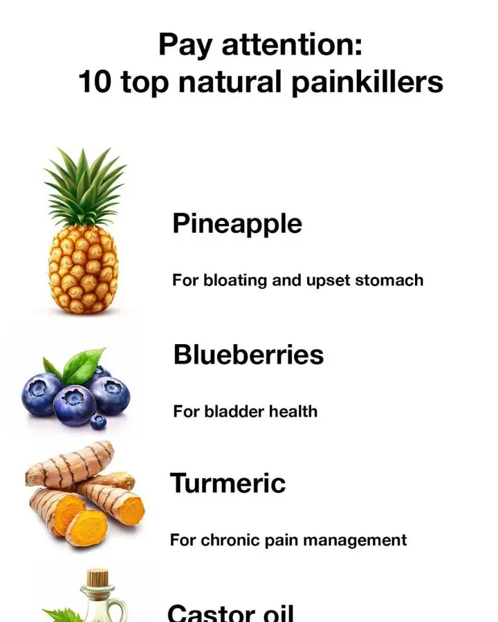 10 top natural painkillers