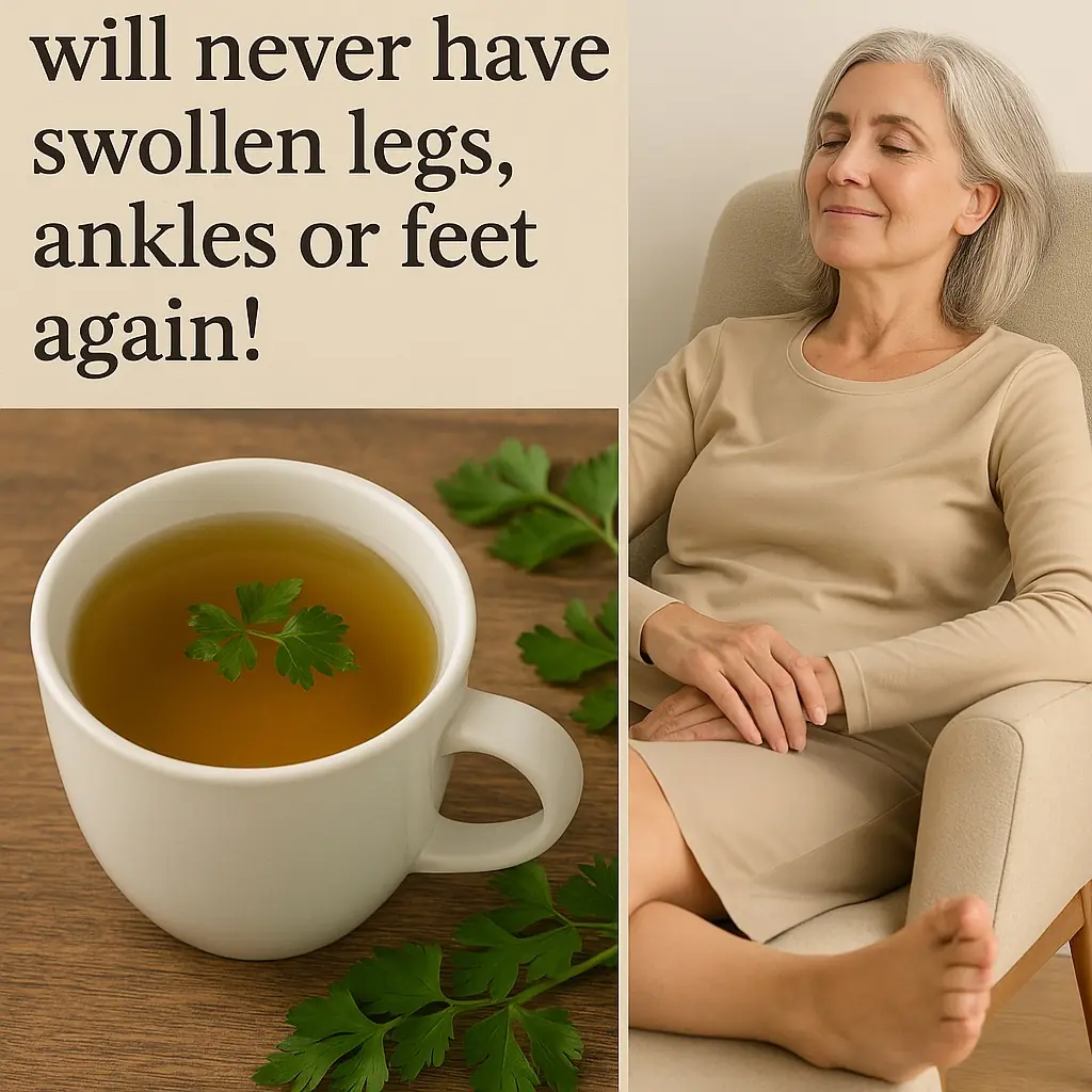 Drink this tea and you will never have swollen legs, ankles or feet again!🤯💥