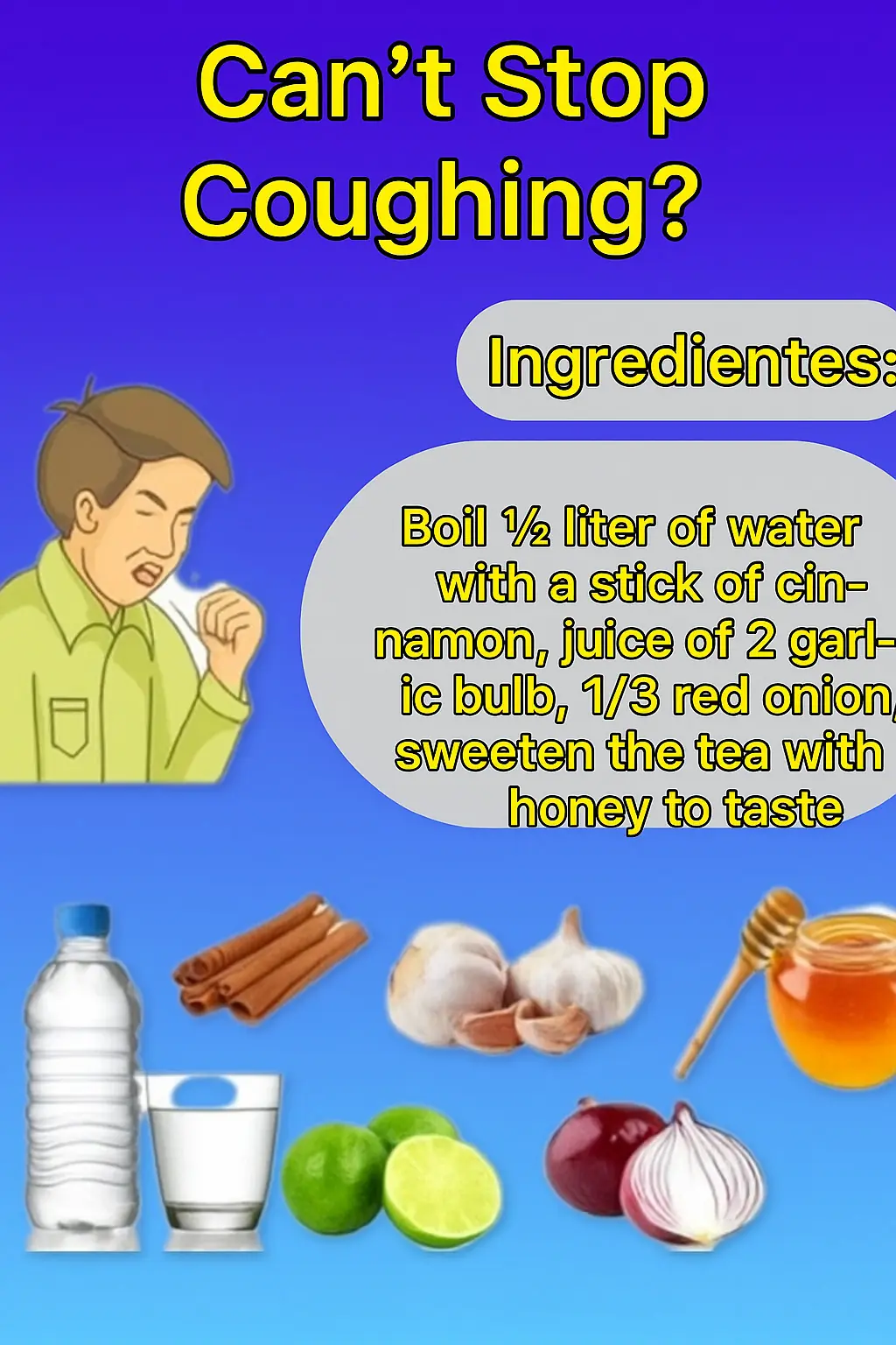Homemade Onion and Honey Cough Syrup