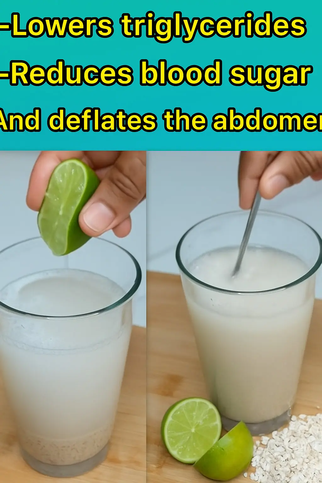 THE NATURAL DRINK THAT LOWERS TRIGLYCERIDES, BALANCES BLOOD SUGAR, AND REDUCES BELLY BLOAT
