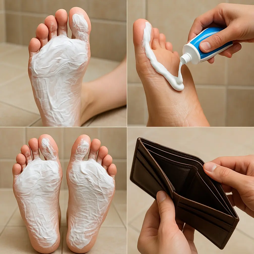 Toothpaste: The Secret to Happy Feet!