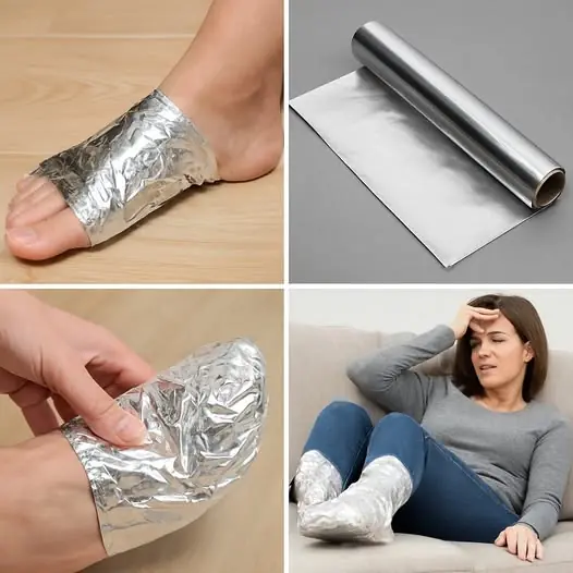 Aluminum Foil Foot Wrap: A Surprising Natural Remedy!